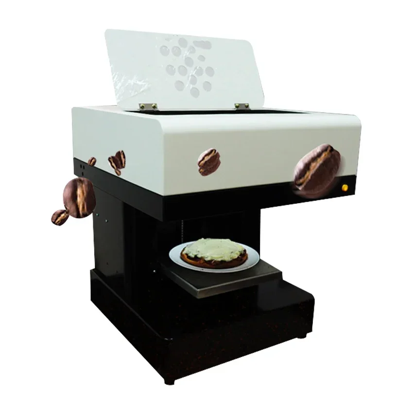 2021 طابعات نفث الحبر الملونة الأوتوماتيكية ماكينة القهوة ثلاثية الأبعاد لاتيه فن الصورة للمتجر