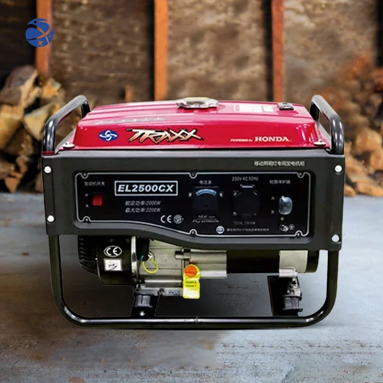 

#YUNYI EL2500CX 2000w Single Phase Generator 2kw Gasoline Generator Powered by Honda GP160 Engine