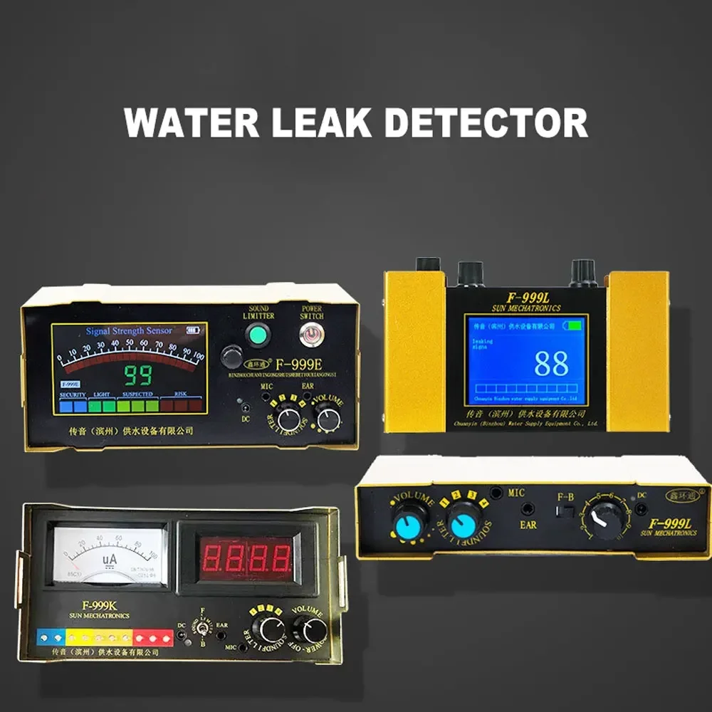 Water Leakage Detector House Water Pipe Leaking Floor Heating Leak Detector Indoor Water Leak Detection Instrument，60MA