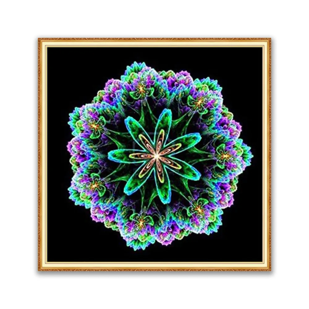 Region Mandala DIY Embroidery 11CT Cross Stitch Kits Craft Needlework Set Cotton Thread Printed Canvas Home Decoration Sale New