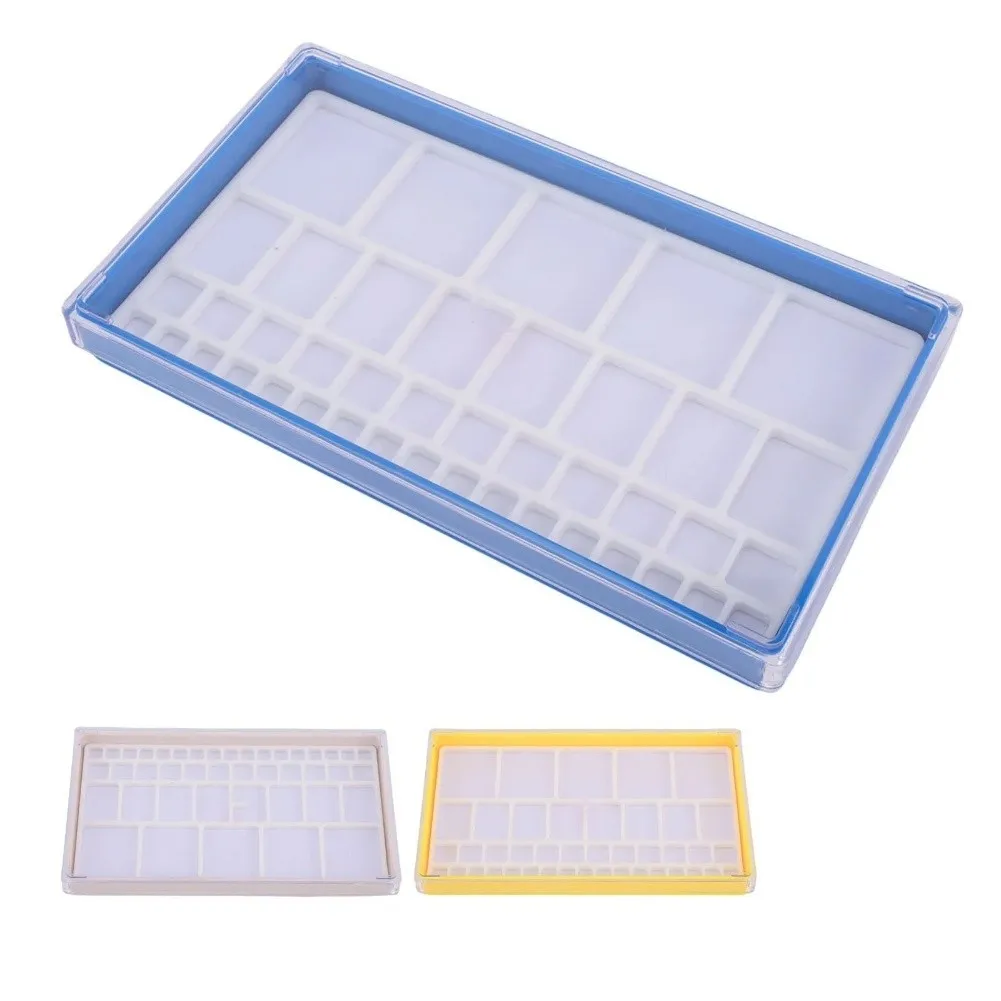 Watch Parts Tray Plastic Storage Box Organizer With Compartments For Watch Repair Tools Movement Screws And Small Components
