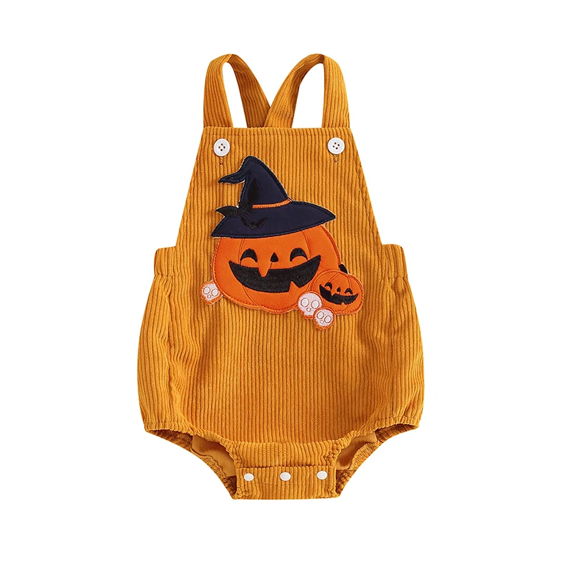 

My First Halloween Baby Girl Boy Outfit Newborn Pumpkin Bubble Romper Infant Jumpsuit Cute Pumpkin Overall Clothes