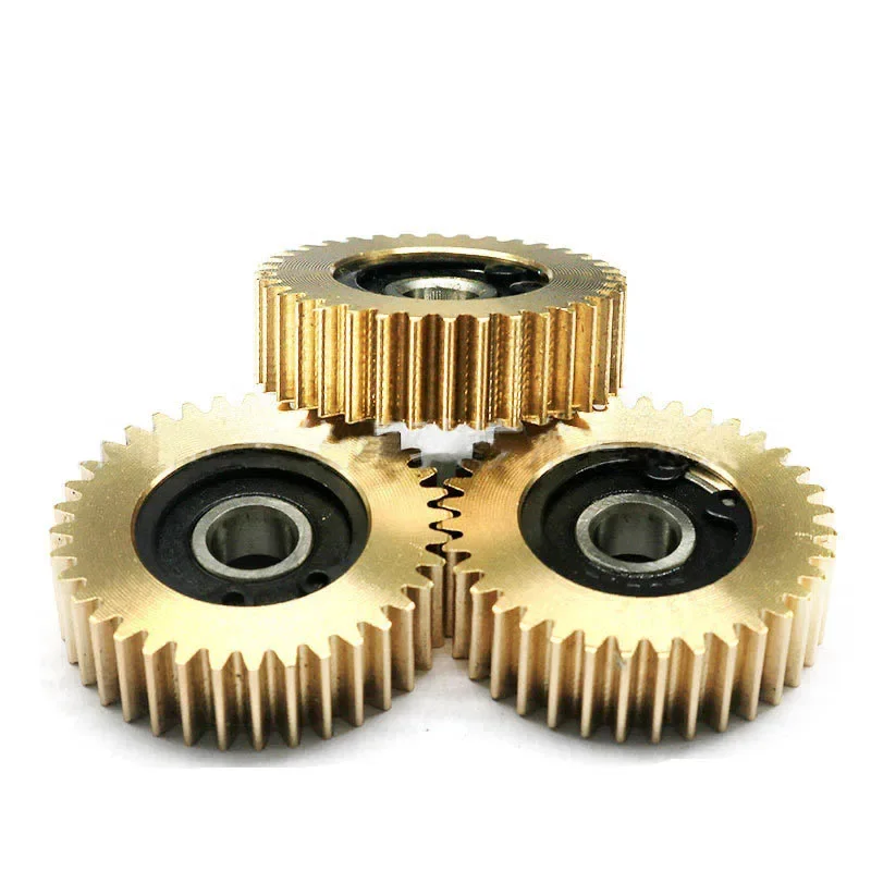 Copper Gear 36 Teeth OD=38mm Electric Bicycle Cog Wheel Folding Bike Bearing Repair Parts 36T 38D