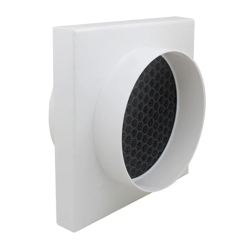 PVC air filter inline ducting box ventilation for PVC pipe PE Aluminum pipe foil tube Inlet pre filter Deworming and Deashing