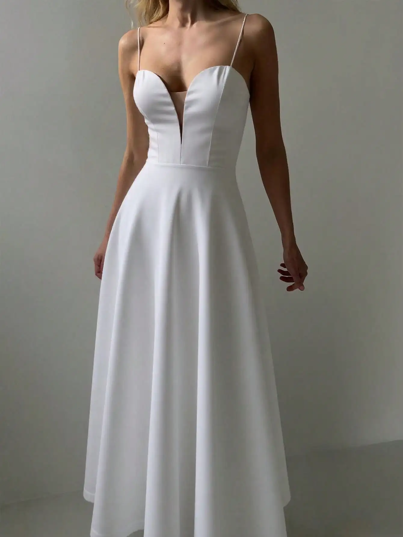 ผู้หญิงเซ็กซี่ Elegant V คอเอวยางยืดชุด Cami SHEER ตาข่ายชุดเหมาะสําหรับฤดูร้อนนอกสถานที่เดินทางวันหยุด & Dates