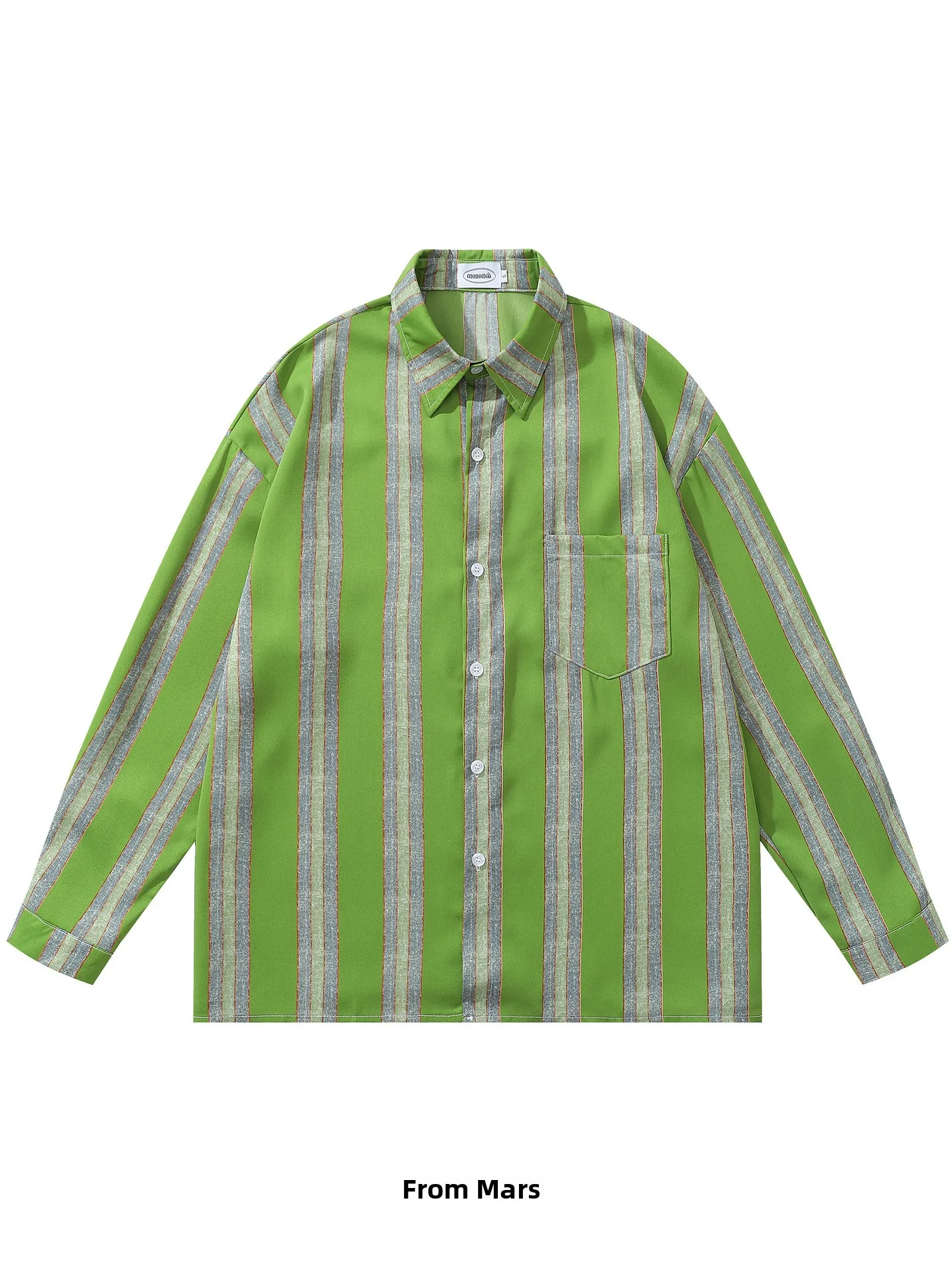 

from Long Sve Striped Casual irt een for Men And Women Comfortable Loose Fit Faionable Brand Autumn 2025