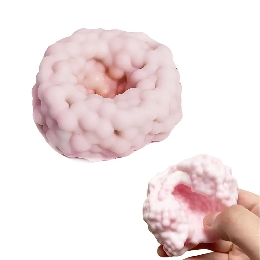 Multicolour Squeezing Toy Desktop Soothing Relieve Toy Interesting Decompression Soft Ball Birthday Fun Gifts Home Decoration