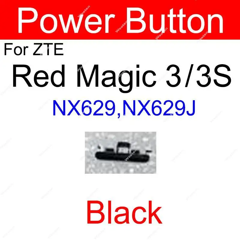 On Off Power Volume Side Buttons For ZTE nubia Red Magic 3 3S NX629J Volume Power Gaming Side Keys Parts