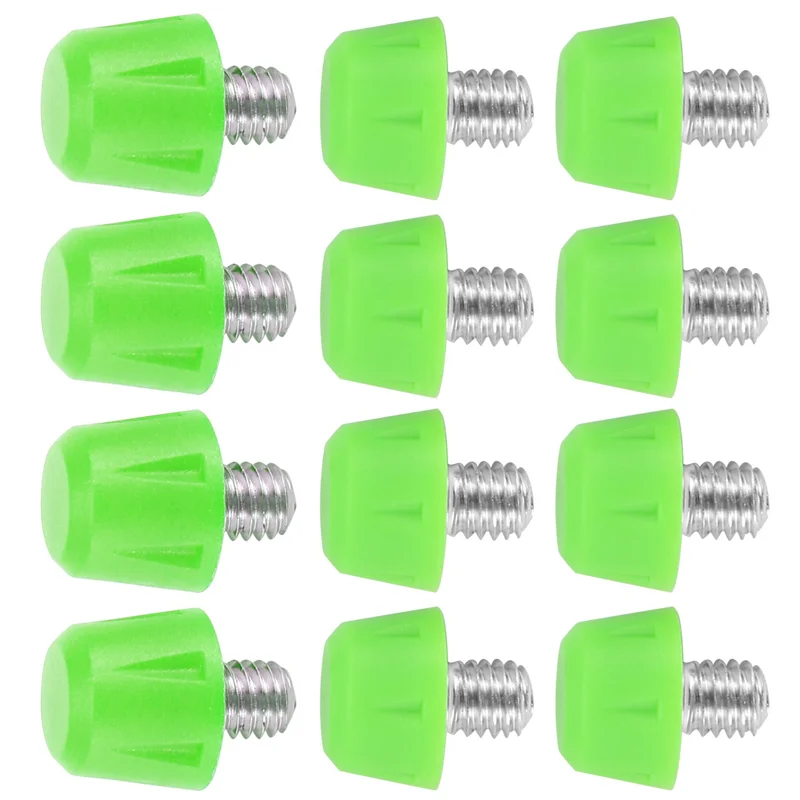 

Y49A-36Pcs Football Boot Studs Non Slip Thread Screw M6 Professional Replacement Spikes SG To AG For Adidas Green