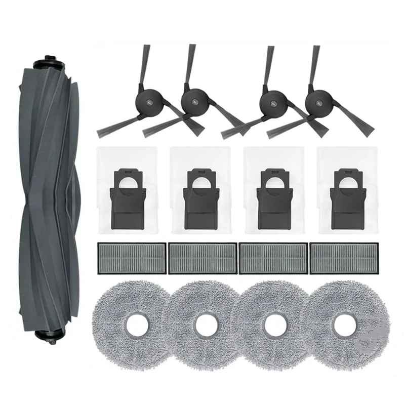 Kit de mantenimiento esencial para Robot aspirador Dreame X40 X40 Pro, cepillo principal, cepillos laterales, filtros, paño de fregona y bolsas de polvo