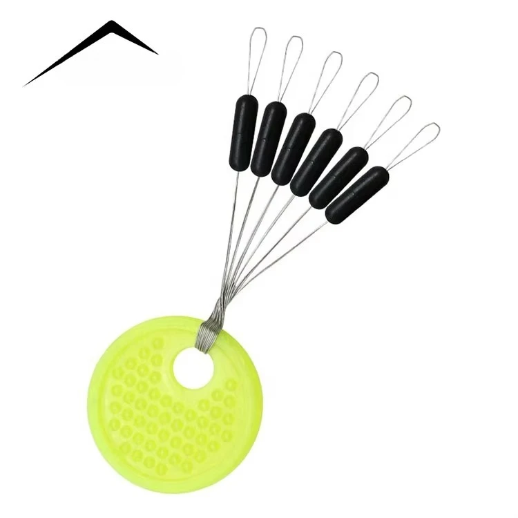TK08 Location Memory Carp Rubber Stopper Fishing Equipment Cradle Flat Float Stops Space Beans