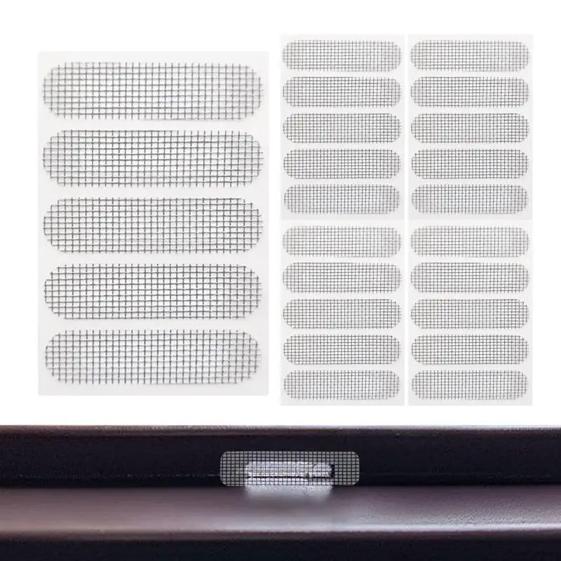 5Pcs Window Screen Repair Sticker Window Net Anti-mosquito Mesh Door Mosquito Netting Patch Repair Broken Hole Screen Net