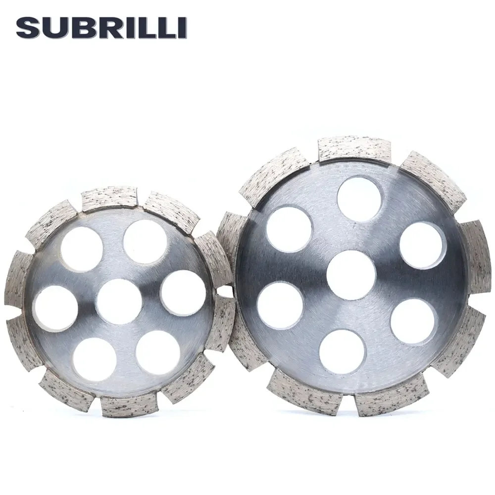 SUBRILLI 4 "/5" Berlian Tuck titik pisau 100/125mm dinding beton Tuck menunjukkan alat dinding alur penghalus gergaji lingkaran cakram bentuk V