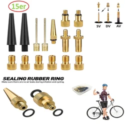 Adaptador válvula bicicleta de cobre SV/AV para bomba neumáticos