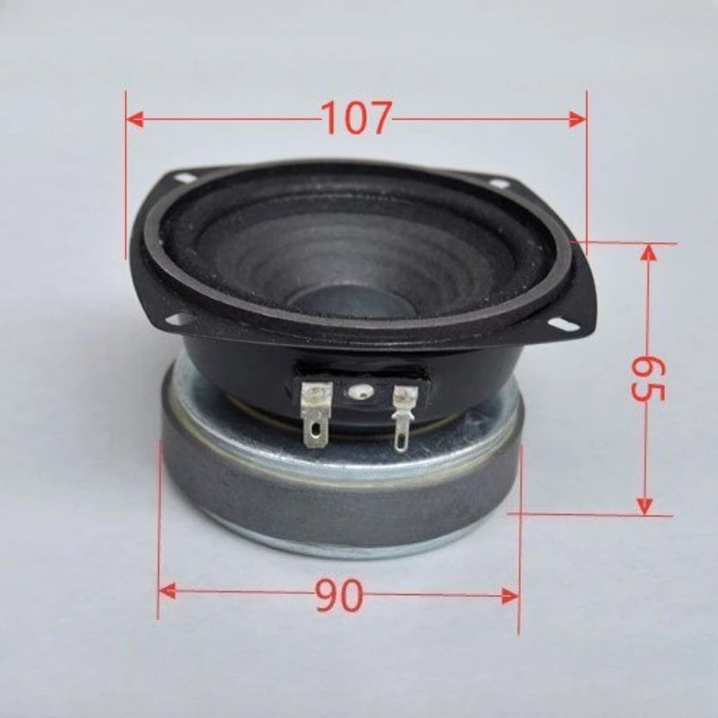 

SOTAMIA 1Pcs 4 Inch Midrange Speaker 8 Ohm 20W Cloth Side Sound Music Home HIFI Loudspeaker DIY Portable Bluetooth Speakers