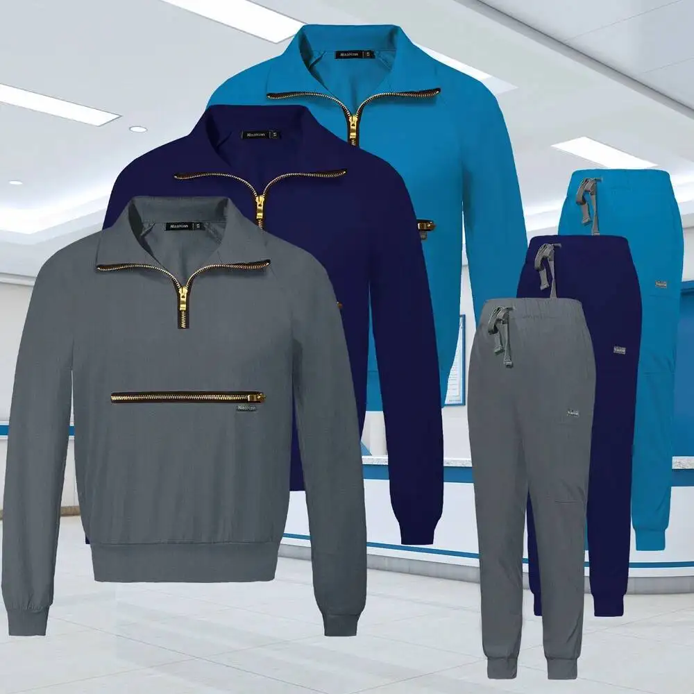 Assistenza sanitaria di alta qualità Accessori per la scuola medica Abbigliamento da lavoro infermieristico Scrub Uniforme Pantaloni da jogging Toelettatura per animali Abbigliamento da lavoro per medico