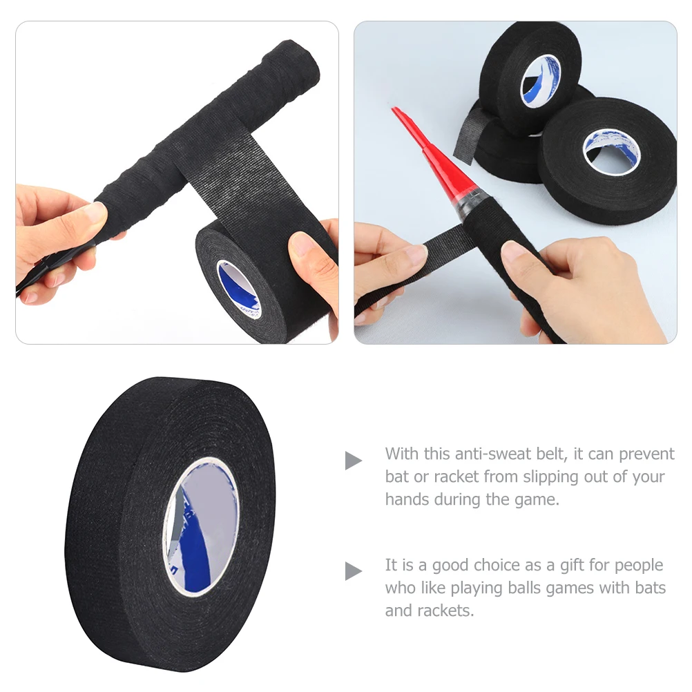 

s Anti Handle Grip Tape 2.5cmx15m Sweat Absorbing Badminton Tennis Overgrip Lint Material for Racket
