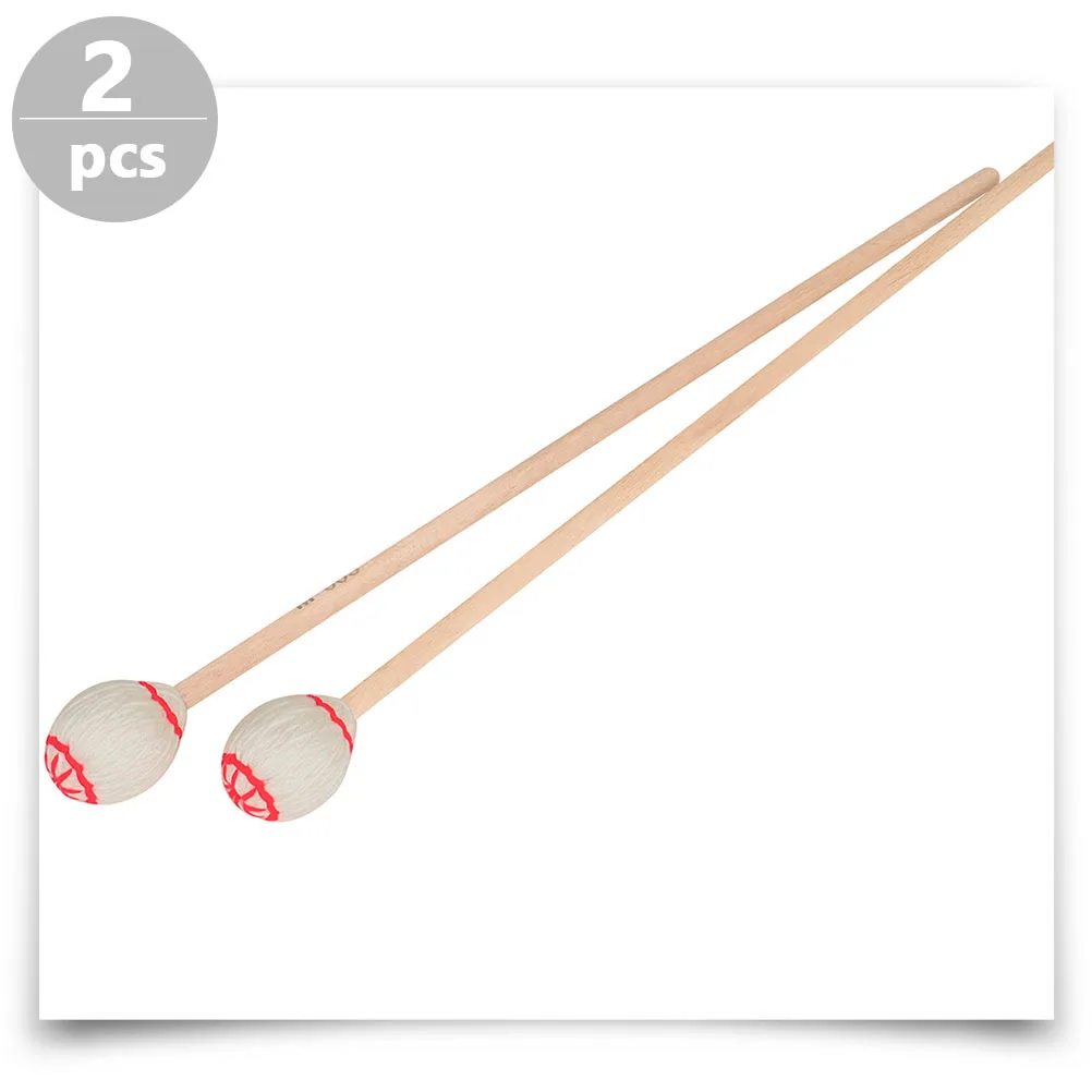 

2pcs Maple Drumsticks Marimba Hammers Percussion Instrument Accessories Strong Durable Lightweight Professional Practice Hammer
