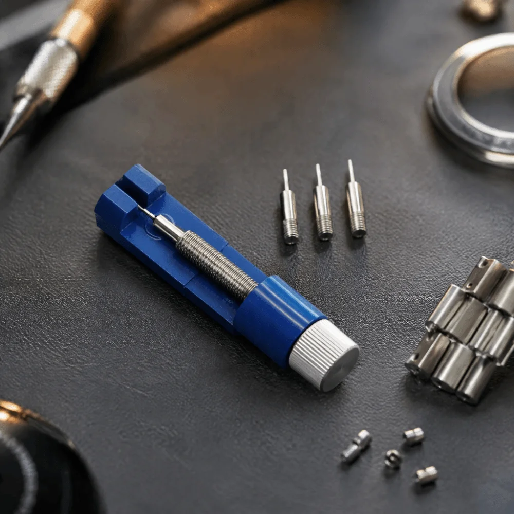 Durable Metal Watch Band Link Remover 6.5*1.5cm Different Colors Watch Strap Repair Tool Bracelet Pin Remover Home Use