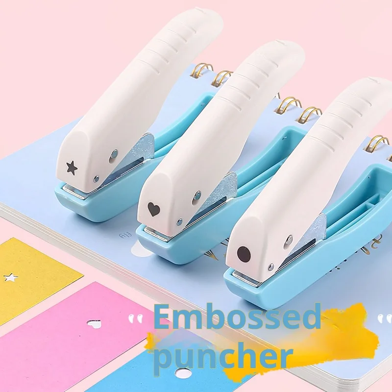 hit product4mm Small Single-Hole Punch  Compact Pattern Punch Machine for Kindergartens, Scrapbooking and Crafts