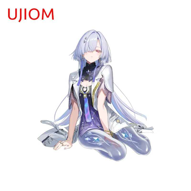 UJIOM MORNYE Wuthering Waves Wall Sticker Seductive Sitting Posture Customizable Decal Suitable For Smooth Surface Decor