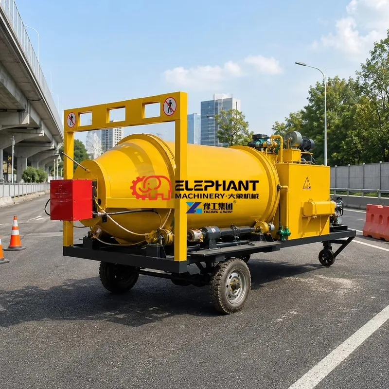 Automatic Reclaimed Asphalt Recycling Mixer Road Pavement Heating Mixing Equipment for Road Construction Projects