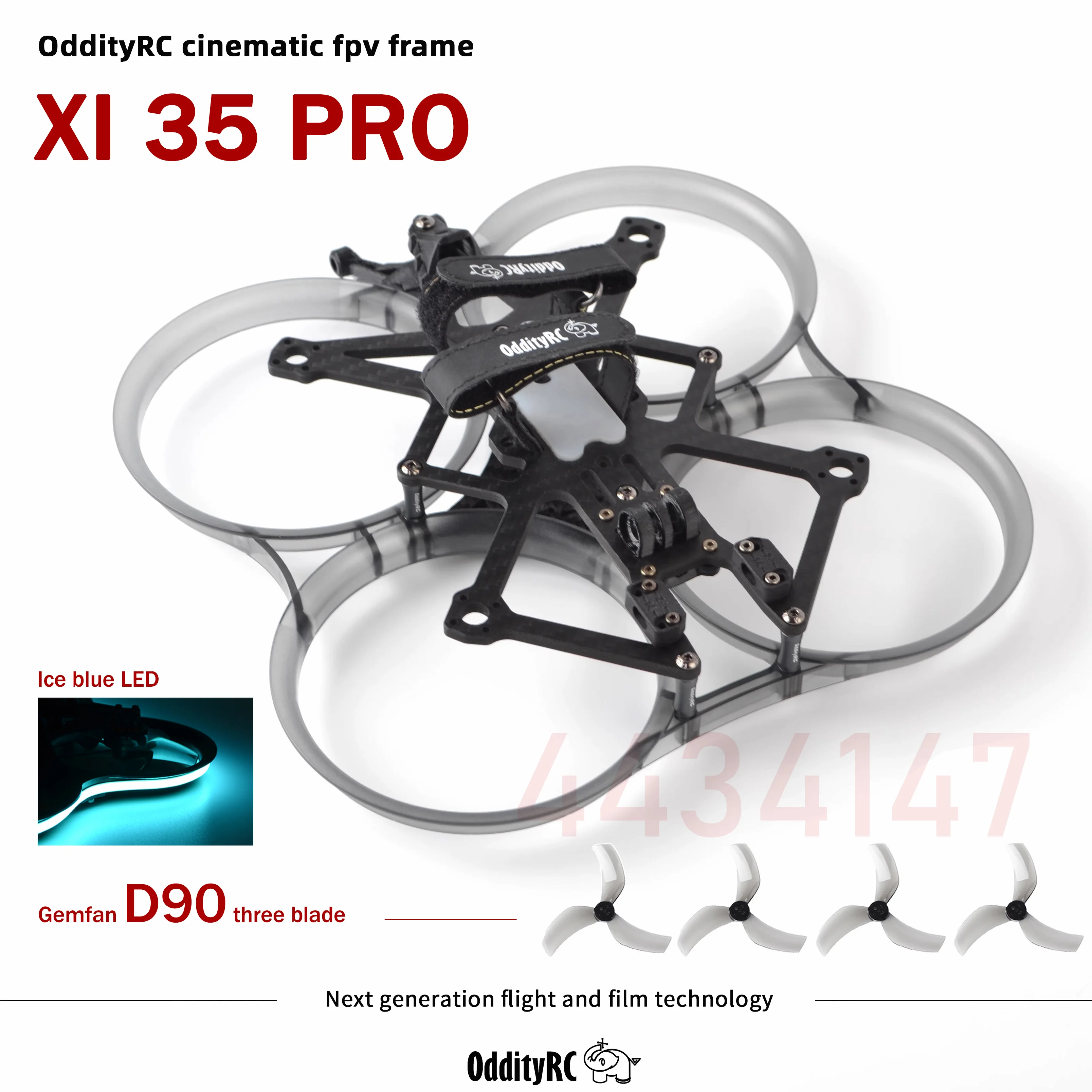 

OddityRC XIMAGE35 XI35 Pro, 3,5 дюйма, 152 мм, колесная база, рамка в комплекте с фотовспышкой для FPV гоночного радиоуправляемого дрона, оптовая продажа