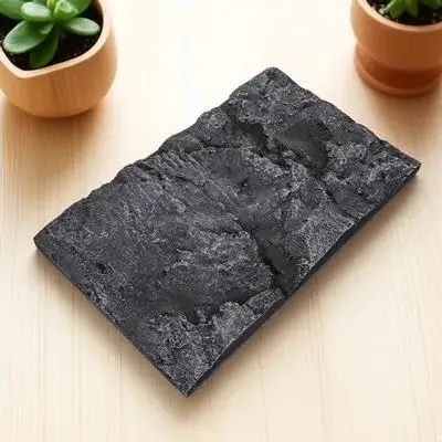 

Reptile Tank Decorative Panel Heat Lamp Turtle Aquarium Rock Backdrop Fish Plants Bark Pu Pad Accessories for Terrariums