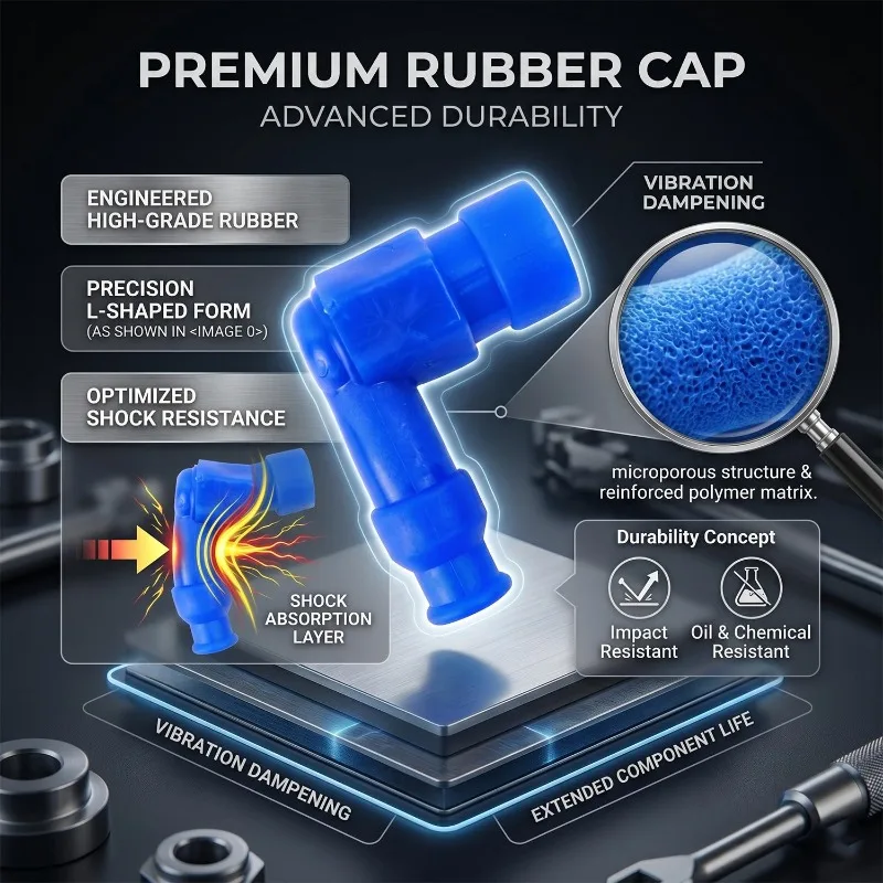 Universal Modified Rubber Lgnition Spark Plug Cap for Motorcycle ATV Scooter  Motorbike Spark Plug Cap Car Parts 1/2/4pcs
