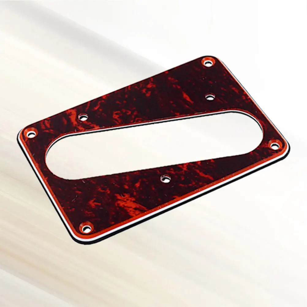 Humbucker Frame Pickup Cover Flat Base for Bridge Pickup Ring Replacement Elegant Appearance Sturdy Construction Dark Red