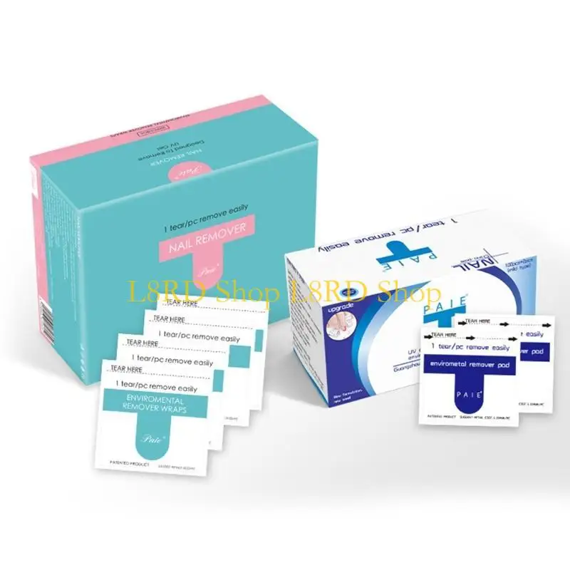 L8RD 100 ชิ้น/200 ชิ้น Degreaser สำหรับเล็บ Remover ผ้าเช็ดทำความสะอาดผ้าเช็ดปากเล็บ Cleanser
