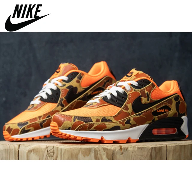 Comfortable Sport Outdoor Nike AIR MAX 90 Men s Running Shoes Original Camouflage Sneakers Unisex Men Max90 Footwear AliExpress