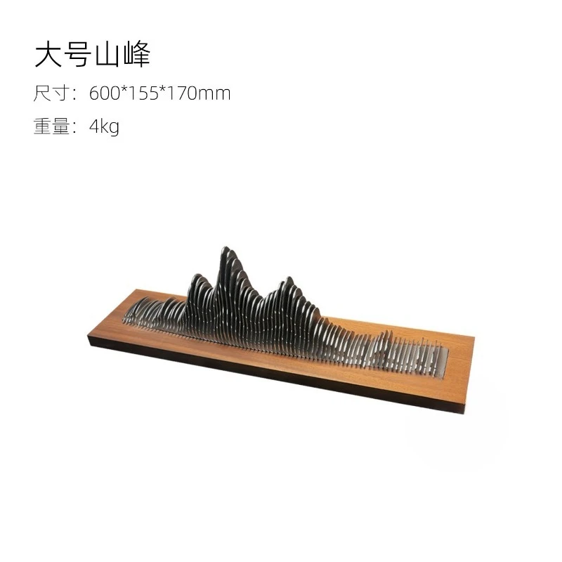 Stainless steel peak craft home study office decoration ornaments