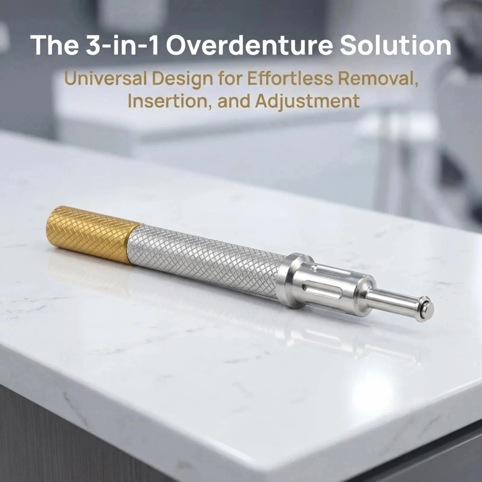 Implant Universal L0cator Core Tool Abutment Overdenture Attachment Kit Removable Insertion Extraction