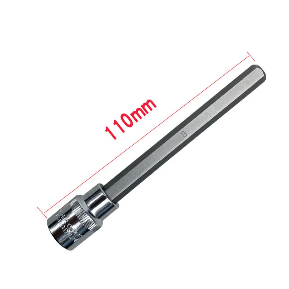 1pc 3/8 Inch Drive Wrench Socket Adapter Hex Screwdriver Bit Sockets Hand Tool Socket Joint Hexagonal Screwdriver H3-H10