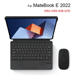 Bluetooth Keyboard Case Russian French Hebrew Spanish Korean Portuguese For HUAWEI MateBook E 2022 12.6