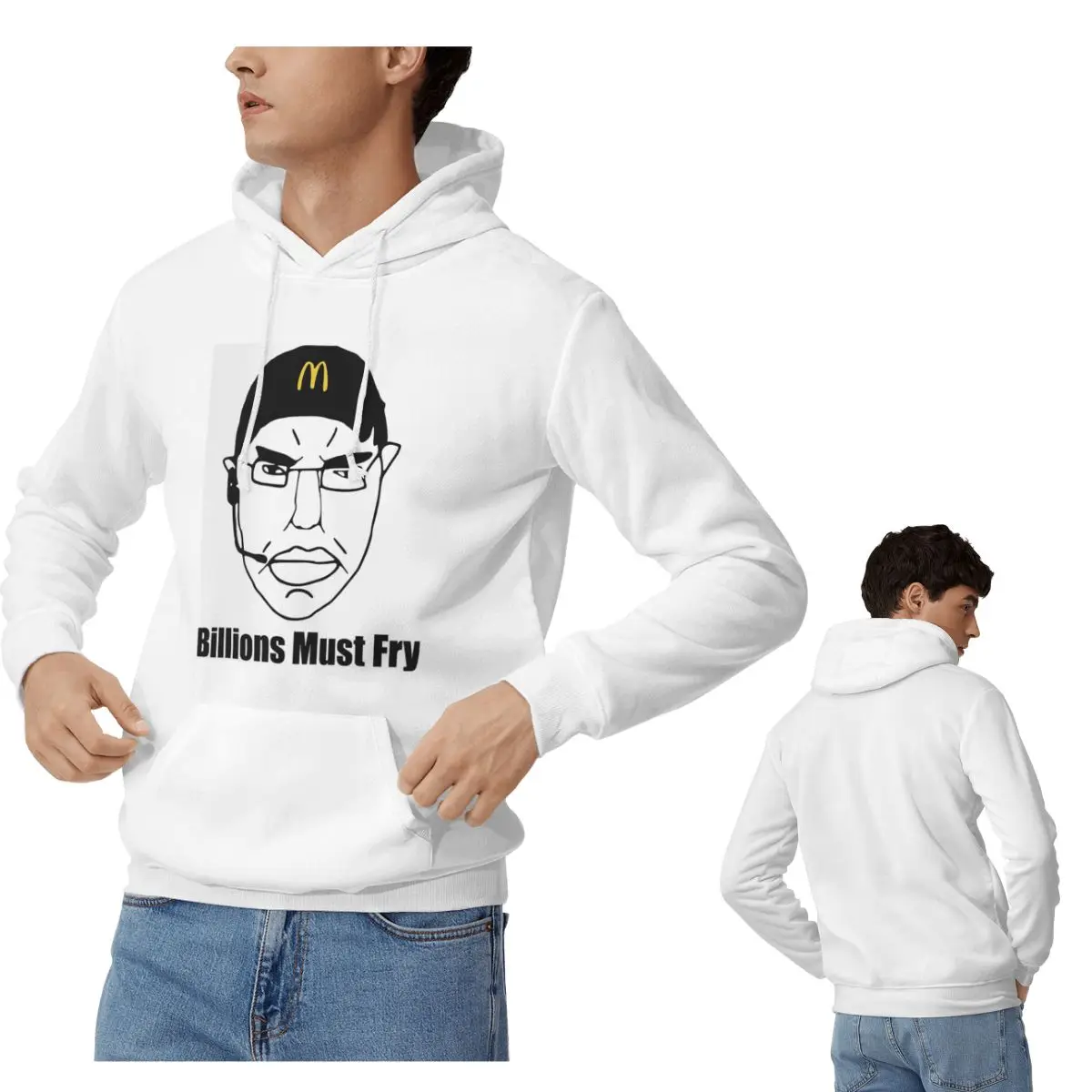 

Толстовки с капюшоном CHUD Billions Must Fry для мужчин и женщин, повседневные пуловеры, толстовки в стиле хип-хоп с длинными рукавами и капюшоном, осень-зима