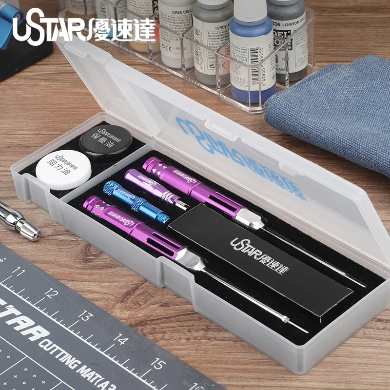 Ustar UA-90094 Airbrush Cleaning Deep Care Set Air Brush Maintenance Suit for Model Kits Hobby Tools DIY