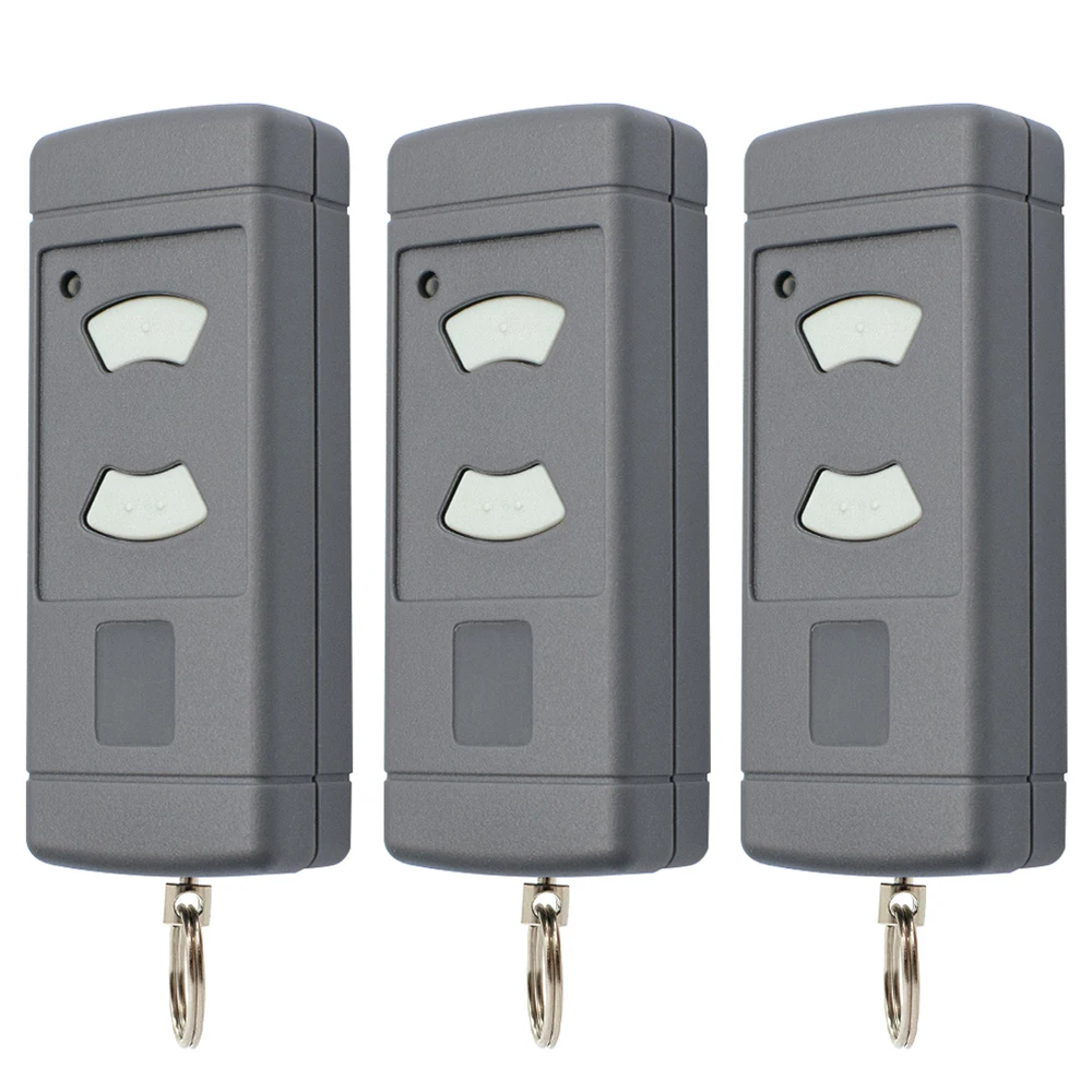 

3pcs HORMANN HSE2 HSE4 HSM2 HSM4 HS2 HS4 40.685MHz Handheld Transmitter Hörmann 40MHz Garage Remote Control Grey Button