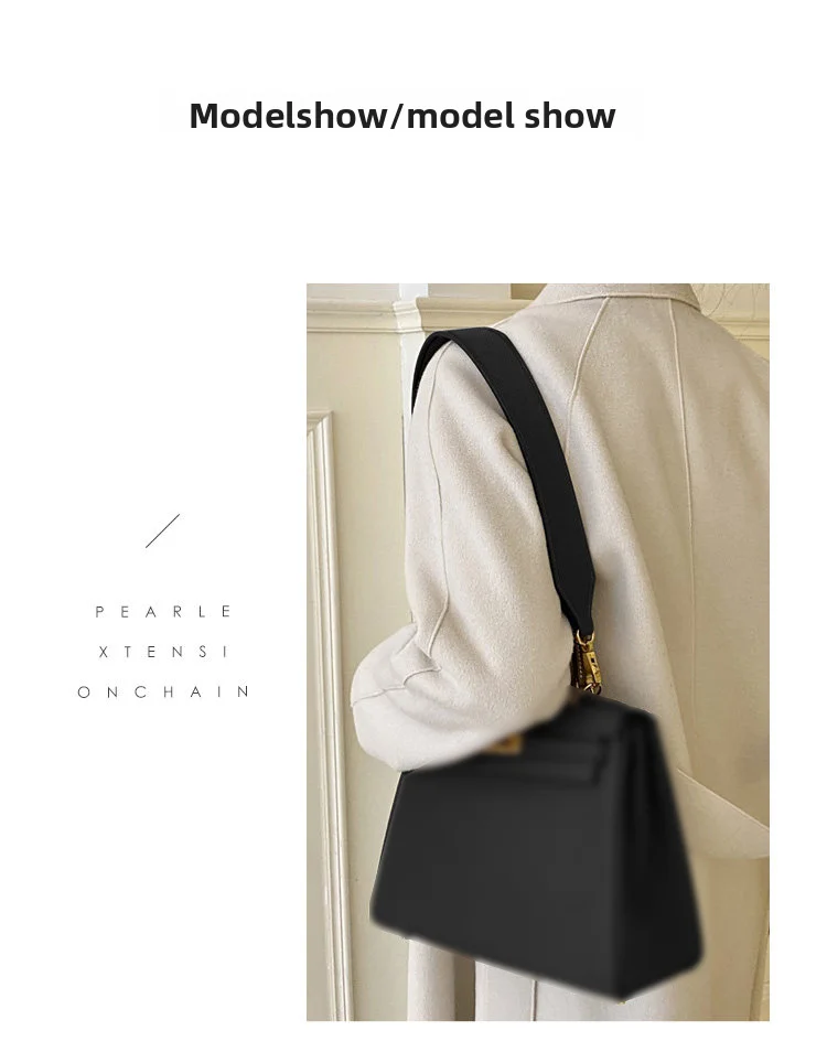 Togo Cowhide Wide Shoulder Strap For Kelly 25 Bag,Underarm Replacement Bag Strap,Handbag Modification Bag Accessories