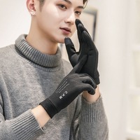 New Polar Fleece Winter Gloves Touchable Screen Full Finger Touch Screen Gloves Windproof Warm Full Finger Gloves Girls