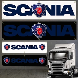 2024 Large Size 60x240cm Fashion S-Scanias Flag Polyester Printed Car Banner For Decor