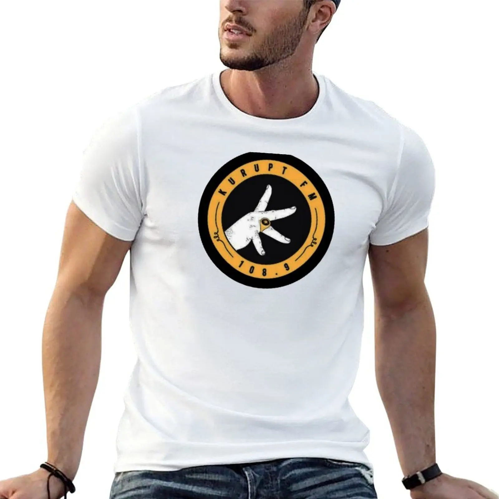kurupt FM design T-Shirt boys animal print custom t shirt men t shirts