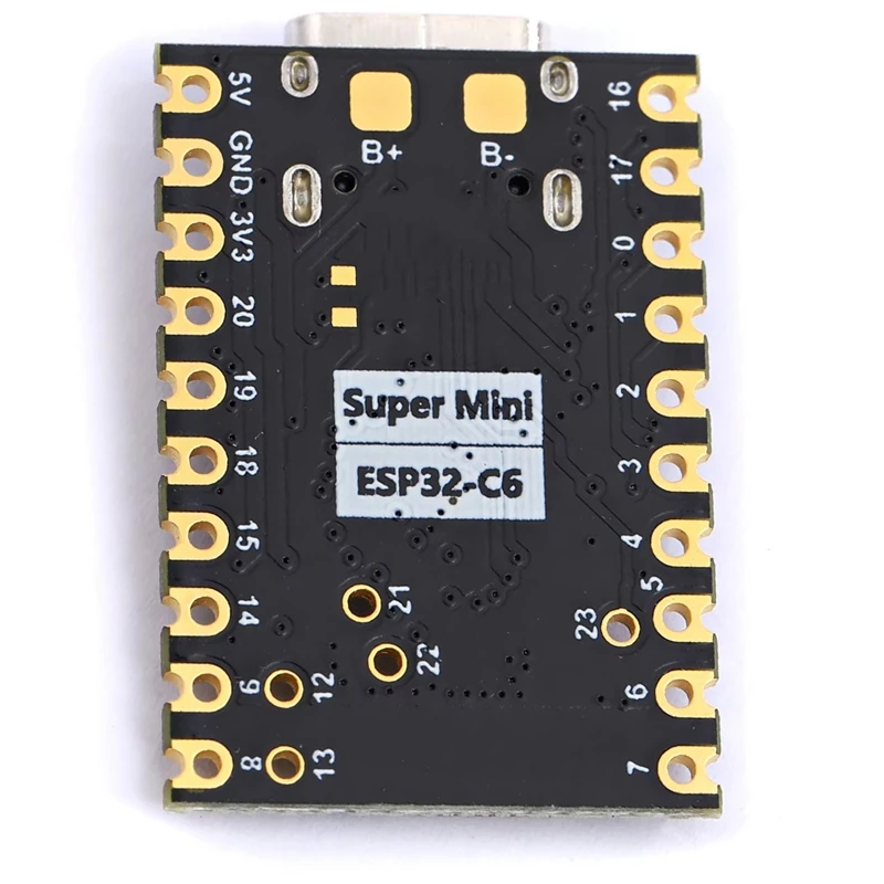 ESP32-C6 Supermini บอร์ดพัฒนาไมโครคอนโทรลเลอร์การเขียนโปรแกรมการเรียนรู้ Controller Core Board