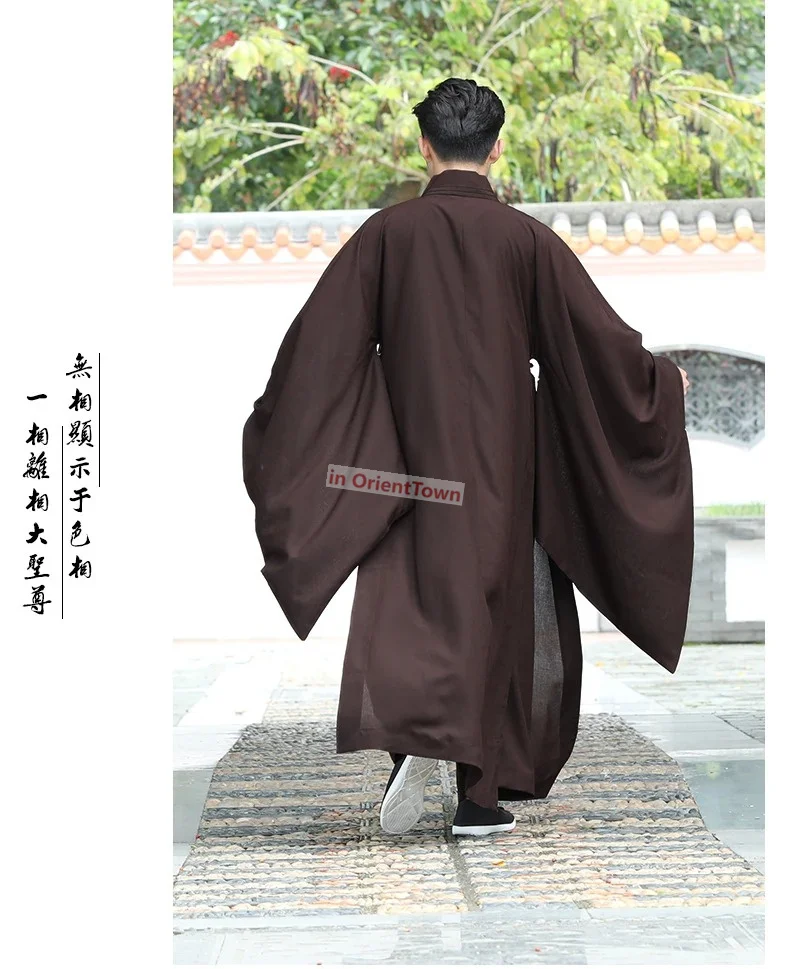 3 farben Zen Buddhistischen Robe Laien Mönch Meditation Kleid Mönch Training Uniform Anzug Laien Buddhistischen kleidung set Buddhismus Robe appliance