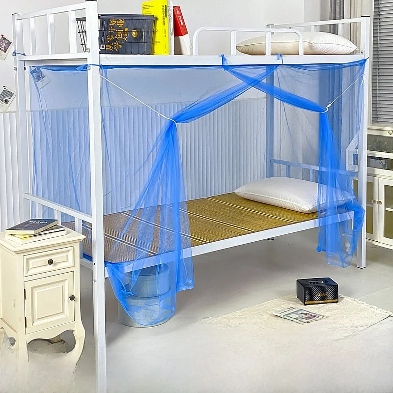 

New 2025 Dormitory Single Bed Mosquito Net Special for Old Style Bunk Bed Universal 12M 2025 College Student Dormitory Bedding