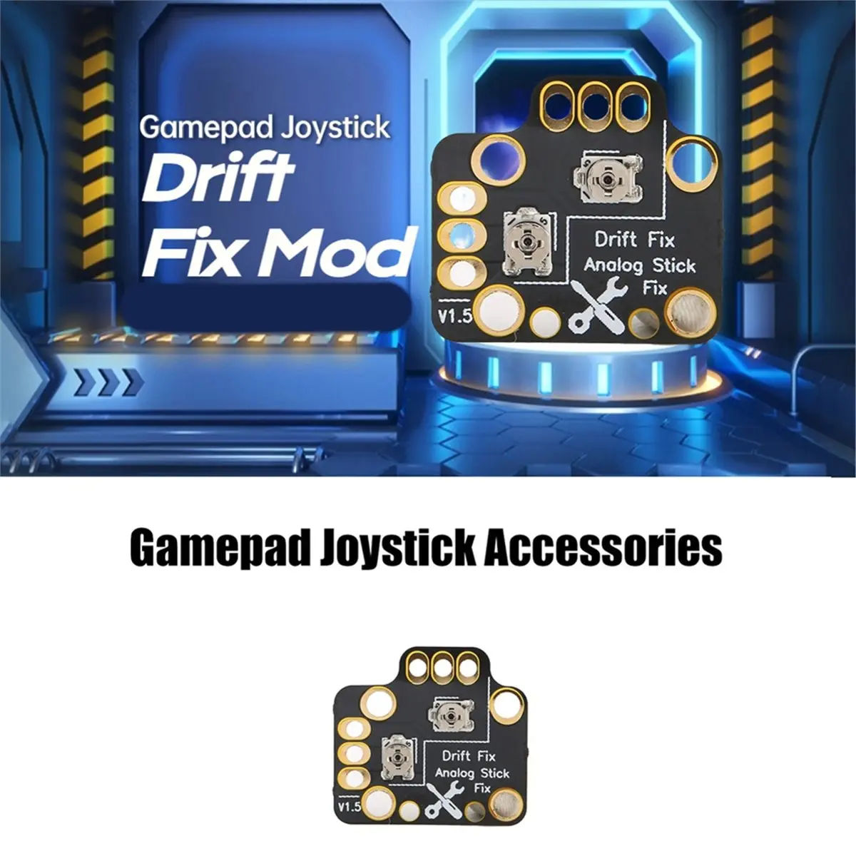 100% New 6PCS Gamepad Joystick Drift Repair Board Analog Thumb Stick Drift Fix Boad for One Series Controller