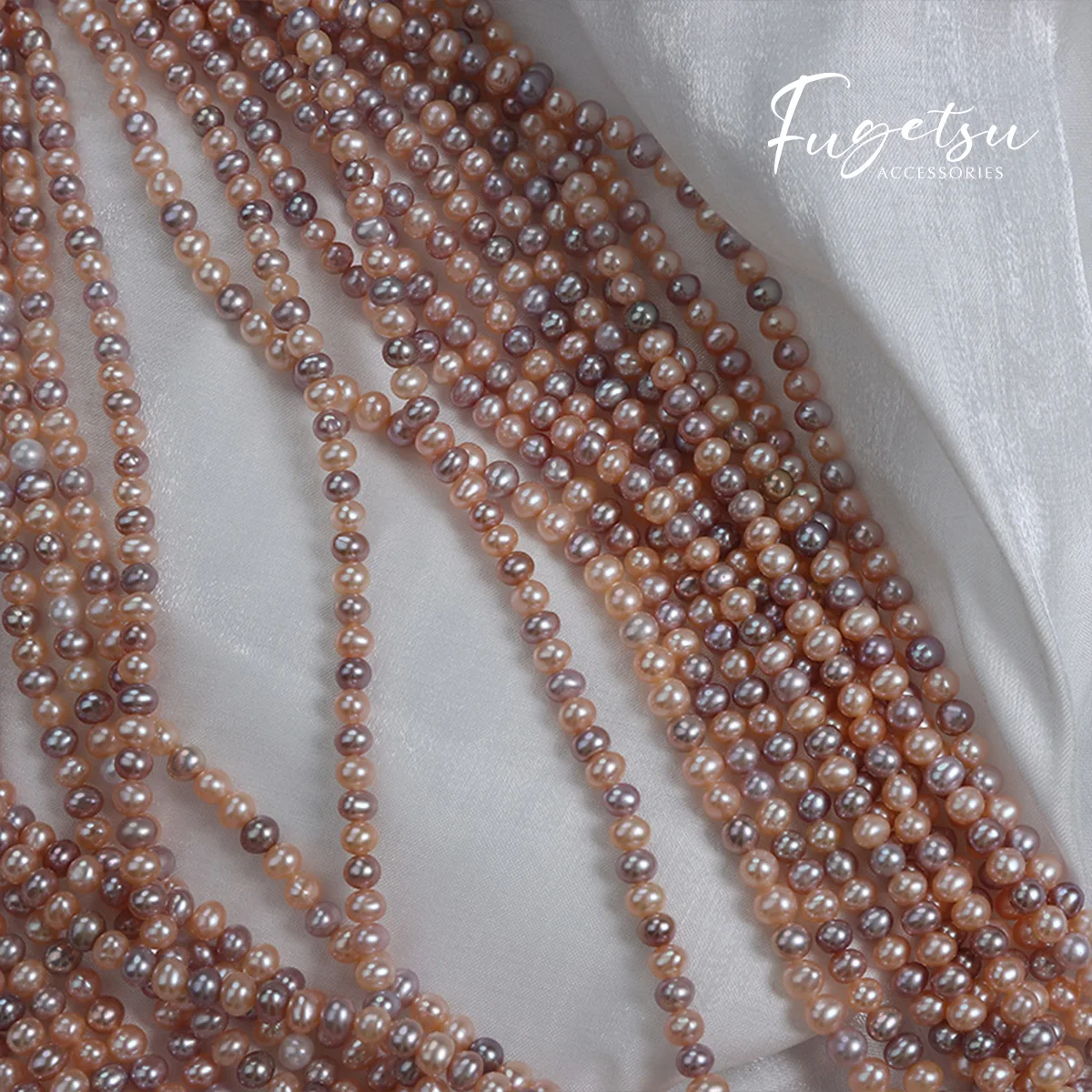 

5mm AAAA Candy Colored Egg Shaped Natural Freshwater Pearl Non-nucleated Mixed Color Bare Pearl for DIY Necklace Bracelets