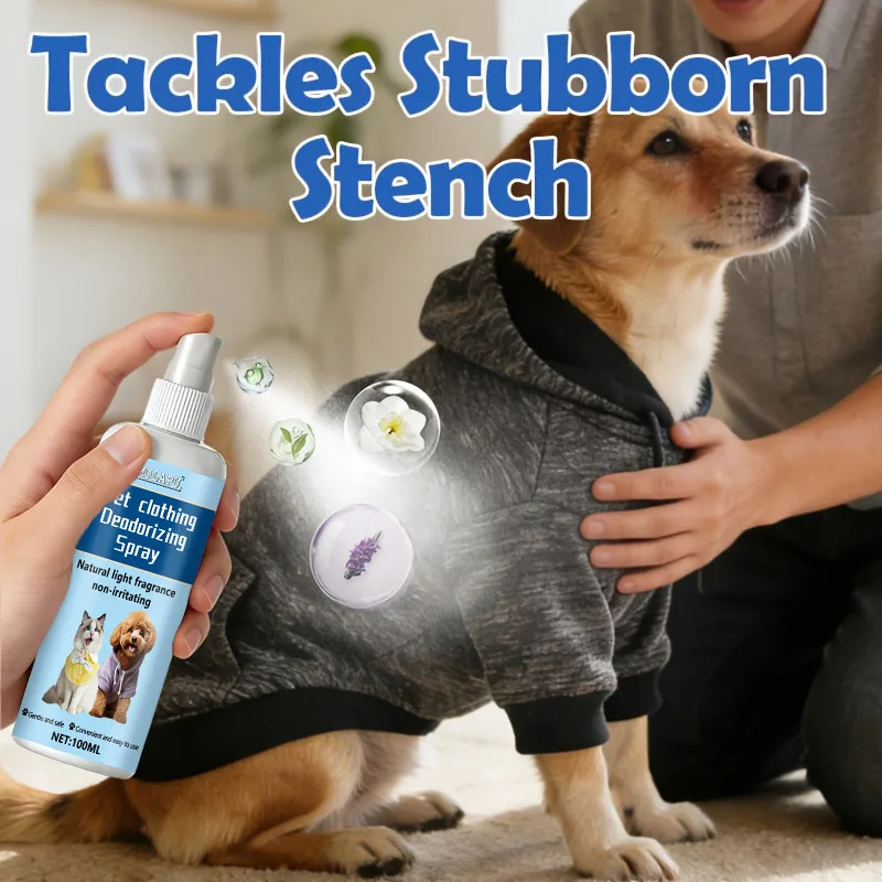 Pet Deodorizing Spray |   Powerful Deodorizer for Pet Sweate