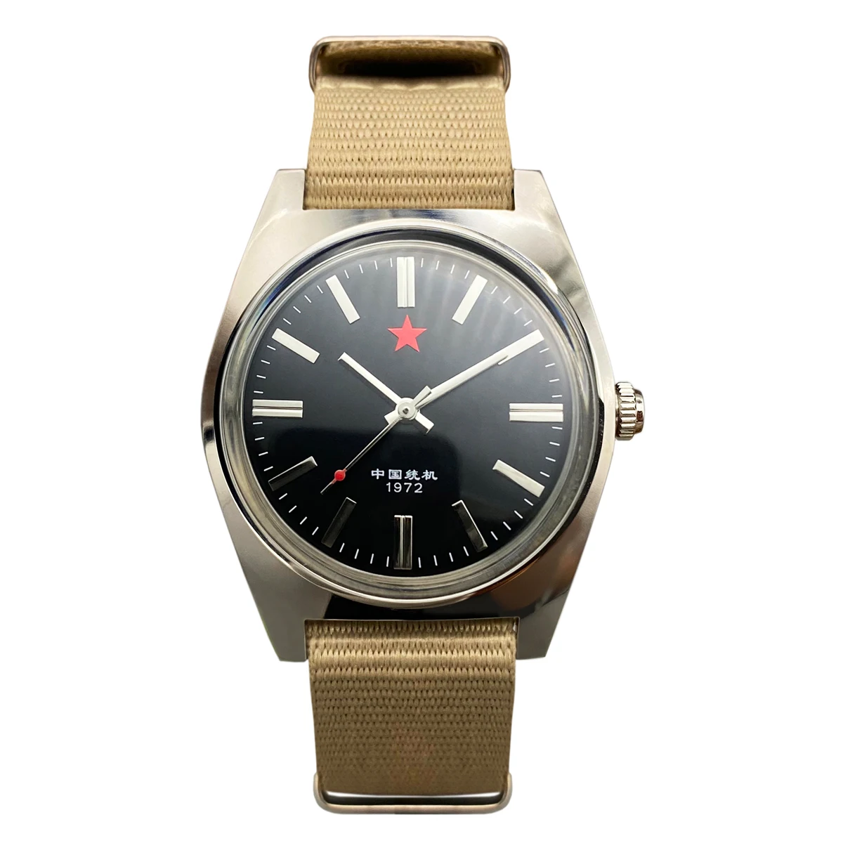 Mens Mechanical Watch Shanghai 8120 Manual Mechanical Movement 36Mm Retro Chinese Watch Suitable for Men’s Gifts image 3